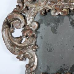 18th c Pair Italian Baroque Mirrors with Original Silver Leaf and Mirror Plates - 3508902