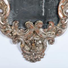 18th c Pair Italian Baroque Mirrors with Original Silver Leaf and Mirror Plates - 3508906