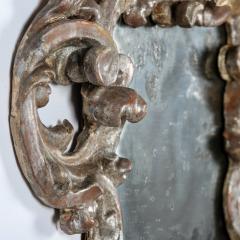 18th c Pair Italian Baroque Mirrors with Original Silver Leaf and Mirror Plates - 3508909