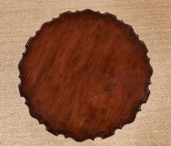 18th c Piecrust Tea Table with Spiral Fluted Shaft - 4375667