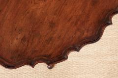 18th c Piecrust Tea Table with Spiral Fluted Shaft - 4375669