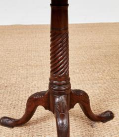 18th c Piecrust Tea Table with Spiral Fluted Shaft - 4375671