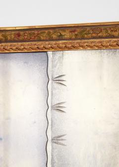 18th c Queen Anne Cushion Molded Chinoiserie Overmantel Mirror - 4205644