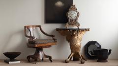 18th c Rococo Table Clock - 4339556