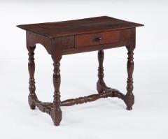 18th c Stretcher Base Oak Table - 4544410
