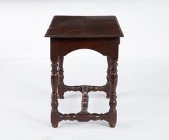 18th c Stretcher Base Oak Table - 4544413