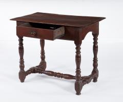 18th c Stretcher Base Oak Table - 4544414