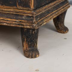 18th c Swedish Baroque Period Cabinet in Original Paint with Bear Paw Feet - 4466089