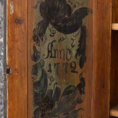 18th c Swedish Baroque Period Painted Armoire Cabinet - 4035859