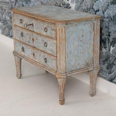 18th c Swedish Gustavian Commode in Original Paint Georg Haupt - 4576247