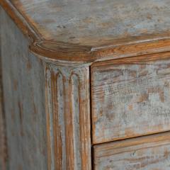 18th c Swedish Gustavian Commode in Original Paint Georg Haupt - 4576252