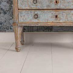 18th c Swedish Gustavian Commode in Original Paint Georg Haupt - 4576253