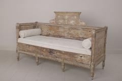 18th c Swedish Gustavian Daybed Sofa Bench with Griffons in Original Patina - 2640341