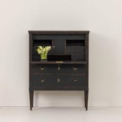18th c Swedish Gustavian Period Painted Fall Front Desk - 3575096