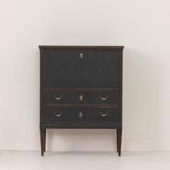 18th c Swedish Gustavian Period Painted Fall Front Desk - 3575097