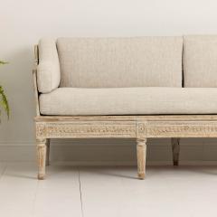 18th c Swedish Gustavian Period Painted Sofa Tr gsoffa - 3556047