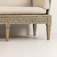 18th c Swedish Gustavian Period Painted Sofa Tr gsoffa - 3556880