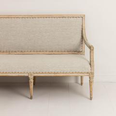 18th c Swedish Gustavian Period Sofa in Original Paint By Johan Lindgren - 3520351