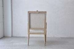 18th c Swedish Gustavian Period Upholstered Armchair in Original Patina - 2598042
