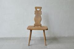 18th c Swedish Primitive Chair with Provenance - 3508945