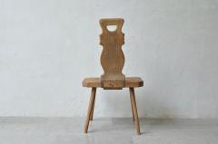 18th c Swedish Primitive Chair with Provenance - 3508950