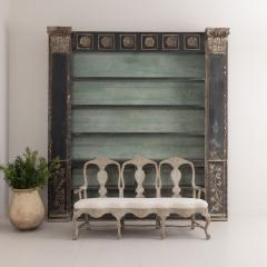 18th c Swedish Rococo Period Settee or Sofa in Original Paint - 3144023