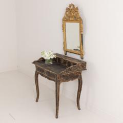 18th c Swedish Rococo Period Writing Desk in Original Paint - 3065863