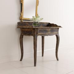 18th c Swedish Rococo Period Writing Desk in Original Paint - 3065866