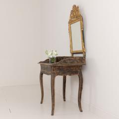 18th c Swedish Rococo Period Writing Desk in Original Paint - 3065869