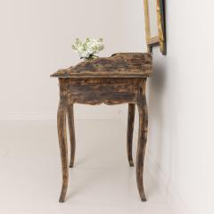 18th c Swedish Rococo Period Writing Desk in Original Paint - 3065870