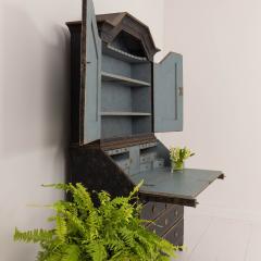 18th c Swedish Secretary with Library - 3556059