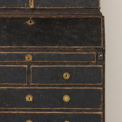 18th c Swedish Secretary with Library - 3556066