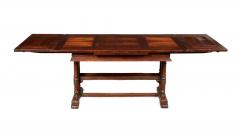 18th c Tuscan Draw Table with Curved Walnut and Pear Inlaid Top - 4573932