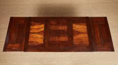 18th c Tuscan Draw Table with Curved Walnut and Pear Inlaid Top - 4573933