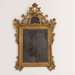 18th c Venetian Baroque Mirror in Original Giltwood with Original Mirror Plates - 3620879