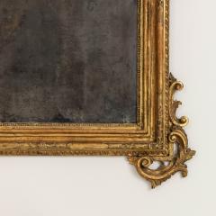 18th c Venetian Baroque Mirror in Original Giltwood with Original Mirror Plates - 3620886