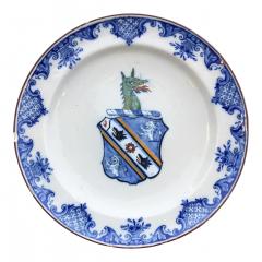18th century Dutch Delft Dragon Plates - 4576111