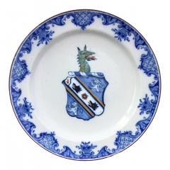 18th century Dutch Delft Dragon Plates - 4576112