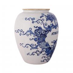 18th century Dutch Delft Jar Inscribed Stokvis - 4565826