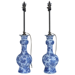 18th century Dutch Delft lamps - 4569082