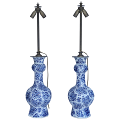 18th century Dutch Delft lamps - 4569083