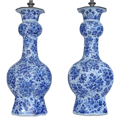 18th century Dutch Delft lamps - 4569085