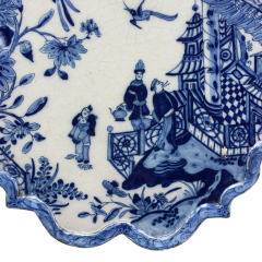 18th century Dutch Delft wall plaque or wall painting - 4573024