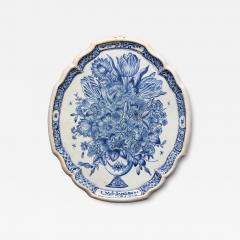 18th century Dutch Delftware plaque with old master still life of flowers - 4574843