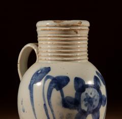 18th century English Delftware jug with beautiful glaze and fresh colours - 3277018