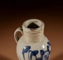 18th century English Delftware jug with beautiful glaze and fresh colours - 3277025