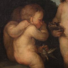18th century Italian Rococo painting Cherubs Game - 4256725