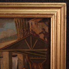 18th century Italian painting genre scene - 4309403