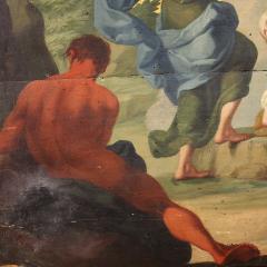 18th century Italian panel painting Hermes entrusts Dionysus - 4317726