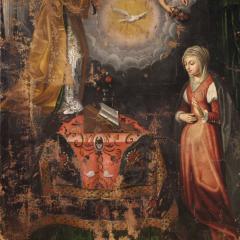 18th century Italian religious painting Annunciation - 4120511
